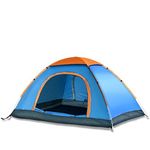 ULTRAZON 4 Person Portable Tent Outdoor Camping and Hiking Tent Multi Color,
