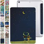 DuraSafe Cases for iPad 9.7 Inch Air 1st Generation [ Air 1 2013 ] A1474 A1475 A1476 MD785LL/B MD788LL/B MD786LL/B Trifold Printed PC Lightweight Protective Clear Back Cover - Night Sky