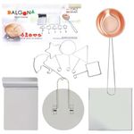 Korean Candy Making Kit - Complete 9-Piece Dalgona Kit with Shapes, Bottom Tray, Ladle, Press Tray, Dragger - Korean Candy Making Supplies for Home - Includes Sugar and Baking Soda