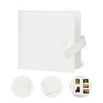 360 Pocket Photo Album for Fujifilm Instax Mini 12 11 9 8+ 8 90 40 EVO Instant Camera, for Polaroid Snap/PIC-300/Z2300/SocialMatic Instant & Zip Printers(White)