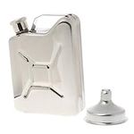 5oz Stainless Steel Jerry Can Hip F