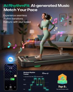 UREVO Smart Under Desk Walking Pad Treadmill – Portable Home Office Fitness