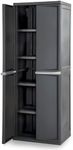 Sterilite 4 Shelf Cabinet, Lockable