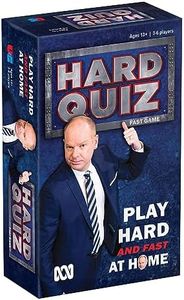 University Games Hard Quiz Board Game - Hard & Fast Edition, Compact & Quick Play Trivia Game for Ages 13+, Expert, Tom's & People's Rounds, Perfect for Travel, Parties & Family Fun