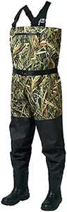 BASSDASH Camo Breathable Boot Foot Hunting Waders Ripstop Lightweight Chest Wader for Fishing ATV