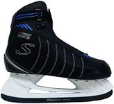 Softmax - Insulated Ice Skates for Men - Soft, Comfortable and Breathable Boots for Ice Skating (Black, Size 9)