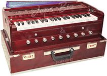 JAPS BIZ® Folding Harmonium with 42 Keys, 9 Stopper,7 Bellow, Two Reed(Bass-Male), with Coupler Free Padded Carry Bag