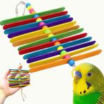 Bonka Bird Toys 868 Mini Stick Natural Chew Colorful Parrot Parrotlet Cockatiel Cockatoo Budgie