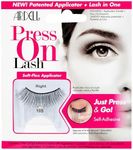Ardell Self-Adhesive Eyelashes, Press On Lashes 105 with Soft-Flex Applicator - No Lash Glue Needed for Easy Application, Natural Look Lashes, Just Press & Go Lash Kit