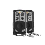 2 for 893LM 953ESTD Remotes of Liftmaster/Chamberlain/Craftsman Garage Door Openers with a Yellow Learn Button Security+ 2.0 myQ(Mini Metal/Slide Cover) 3-Years-Warranty