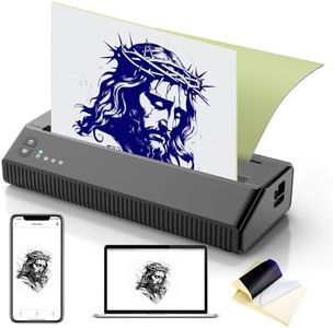 Goyappin Tattoo Printer Bluetooth,3D Tattoo Stencil Printer, Stencil Printer for Tattooing, Tattoo Transfer Printer with Transfer Paper, Thermal Printer Tattoo,Compatible with Android,iOS,iPhone&PC