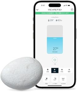 Nature Remo Lapis Remo-2W3 Smart Remote Control with Temperature and Humidity Sensor, Comfortable Air Conditioner Power Saving, Compatible with Alexa, Google Home, Siri