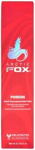 ARCTIC FOX 100% Vegan & Cruelty Free Vibrant Semi Permanent Hair Colour Dye - Poison 165 ml e