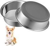 Stainless Steel Dog Bowl Set Metal 