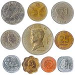 10 Old Coins from Philippines. Collectible Coins from South Asia: SENTIMOS, PISO. Perfect Choice for Your Coin Bank, Coin Holders and Coin Album