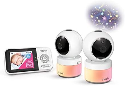 VTech BM3800N 2.8" 2-Camera Full Colour Pan & Tilt Video Baby Monitor