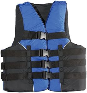 MW Adult 4-Buckle Dual-Sized Life Vest, USCG Approved Type III Life Jacket for Adults, Great for Boating, Fishing, Tubing, & Other Water Sports. (2X/3X)