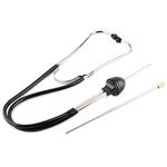 Cylinder Stethoscope Set, Auto Stainless Steel Mechanic Cylinder Motor Stethoscope with 26cm Probe Car Engine Diagnostic Tool Hearing Tool