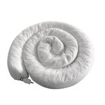 Oil Absorbent Socks Oil Boom Soak up Oil Diesel Fuel Hydrocarbon Based Fluids, 6 Gallon (27L) Absorbency Per Sock, 5" Diameter 9.8' Length (12.7cm*3m) Clean Oil Spills(Size:Pack of 1)