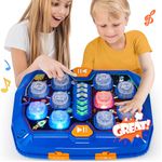 hahaland Toddler Toys for Boys 4-6, Interactive Whack A Game with Sound and Light, Montessori Toy Fun Gifts for Early Learning Education, Birthday Gift for Kids 3, 4, 5, 6, 7, 8 Years Old Boys Girls