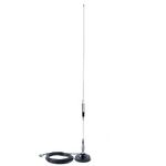 Nagoya CB-72 28" CB Antenna (26-28 MHz), Center Coil-Loaded Heavy Duty Spring with Magnetic Mount, Includes 18' of RG-58A/U Cable with a PL-259 Connector