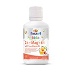 Maplelife Nutrition – Kids Calcium, Magnesium, Zinc with Vitamin D3– Multivitamin Liquid – Maintain Bone Development – Support Metabolism – Improve Immune Function – Improve Tissue Growth – Maintain Bones, Hair, Nails – Help Calmness - Strawberry Flavour – For Age 1 to 14 - 475 ML 95 Servings