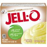 Jell-O Instant Pudding and Pie Filling, Coconut Cream, 3.4-Ounce Boxes (Pack of 6))