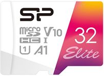 Silicon Power 32GB microSDXC UHS-I Micro SD Card with Adapter, Up to 100MB/s Read, C10 U1 V10 A1 Full HD 1080p Video Recording microSD Memory Card, Elite Series