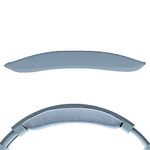 Geekria Protein Leather Headband Pad Compatible with Sony MDR-100ABN, WH-H900N, Headphones Replacement Band, Headset Head Top Cushion Cover Repair Part (Moonlight Blue)