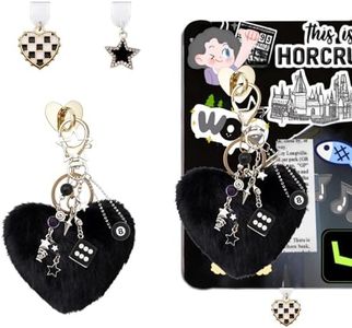 SAANG & JAT Y2K Kindle Accessories Set, Dice Star Keychain Compatible with Kindle Paperwhite 11th/12th Gen E-Reader, Includes Type C/USB C Dust Plug Charm, Perfect for Bookworms