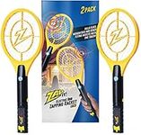 ZAP IT! Bug Zapper Twin Pack - Rechargeable Mosquito, Fly Killer and Bug Zapper Racket - 4,000 Volt - USB Charging, Super-Bright LED Light to Zap in The Dark - Safe to Touch (Mini, 2 pack)