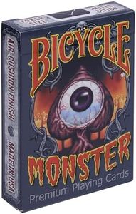 Bicycle Playing Cards MonsterV2: Limited Edition, Custom Artwork Poker Cards Deck, Mythical Creatures Theme, Classic Air-Cushion Finish, Collector's Item, Perfect for Pokeno, Canasta, and Bridge Games