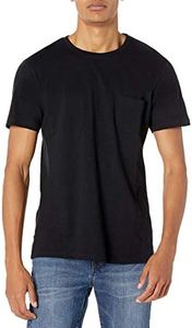 Organic Signatures Soft Lightweight Pocket T-Shirts for Men 100% Organic Cotton (Size Large, Black)