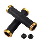 COZYCOOL Cycling Lock-on Anti-Slip Bicycle Handle Grips (Golden)