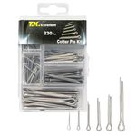 T.K.Excellent 304 Stainless Steel Cotter Pin Assortment Set Value Kit,230 Pcs