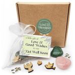 Get Well Soon Gemstone Bag of Good Wishes, a unique get well soon token to show you care