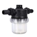 01 02 015 Water Pump Filter Filter, Firm Sturdy Professional Inline Mesh Strainer Compact Stable Transparent for Garden Irrigation Interface