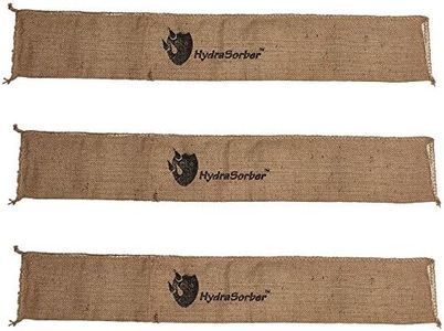Watershed Innovations HydraSorber - Sandless Sandbags - Water Absorbent Flood Barrier - 4ft Long X 8in Wide - Three Pack