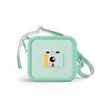 Kidamento Soft Silicone Camera Case - Durable and Adorably Stylish Bag - Promotes Comfort and Independence - Kidamento Original Green