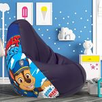 ComfyBean Bag with Beans Filled XXXL- Official: Paw Patrol Bean Bags - Max User Height : 5-5.8 Ft.-Weight : 60-70 Kgs(Model: Paw Patrol-Artwork 12 - Indigp)