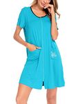 Terry Cloth Cover Up With Zipper