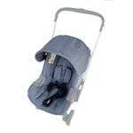 Seat Cushion Changing Kits Clothes, Sun Shade, Stroller Canopy Compatible with Doona Car Seat & Stroller (Grey)