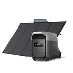 EF EcoFlow Portable Power Station DELTA 3 Ultra with 400W Solar Panel, 3072Wh LiFePO4 Battery, 3600W (Surge 7200W) Output Home Power, Camping Accessories, Emergencies & RV Backup
