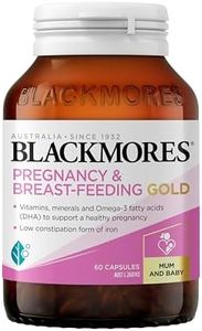 Blackmores Pregnancy & Breast-Feeding Gold | Supports a Healthy Pregnancy | 60 Capsules