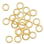 UnCommon Artistry 14K Gold Filled Open Jump Rings 4mm 21 Gauge (25)