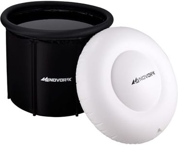 Cold Plunge Tub with Cloud Cover for Adults, Multi Layered Portable Ice Bath Tub for Athletes Post-Training Therapy and Recovery, Large Adult Soaking Bathtub for Home & Outdoor (85 Gallons)