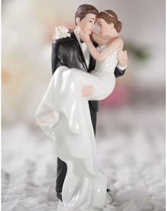 Wedding Collectibles Groom Holding Bride Traditional Cake Topper Figurine