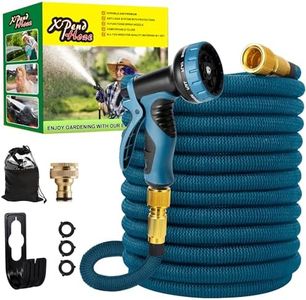 Water Hose Flexibler Gartenschlauch,ausgedehnt 75FT/22.5m,Wasserschlauch flexibel mit 3-Fach Latexkern,dehnbarer flexiSchlauch,alle Verschraubungen aus hochwertigem Messing,mit Innen- & Außenadapter