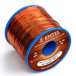 Emtel 0.40 mm – 500 gr – 435 meters Magnet Wire - Enameled Copper Wire for Electrical Motor Transformer Magnetic Coil 220°C (428°F) Thermal Class - Double Insulated Winding Wire