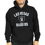 Team Fan Apparel NFL Adult Gameday Hooded Sweatshirt - Poly Fleece Cotton Blend - Stay Warm and Represent Your Team in Style, Black, X-Large